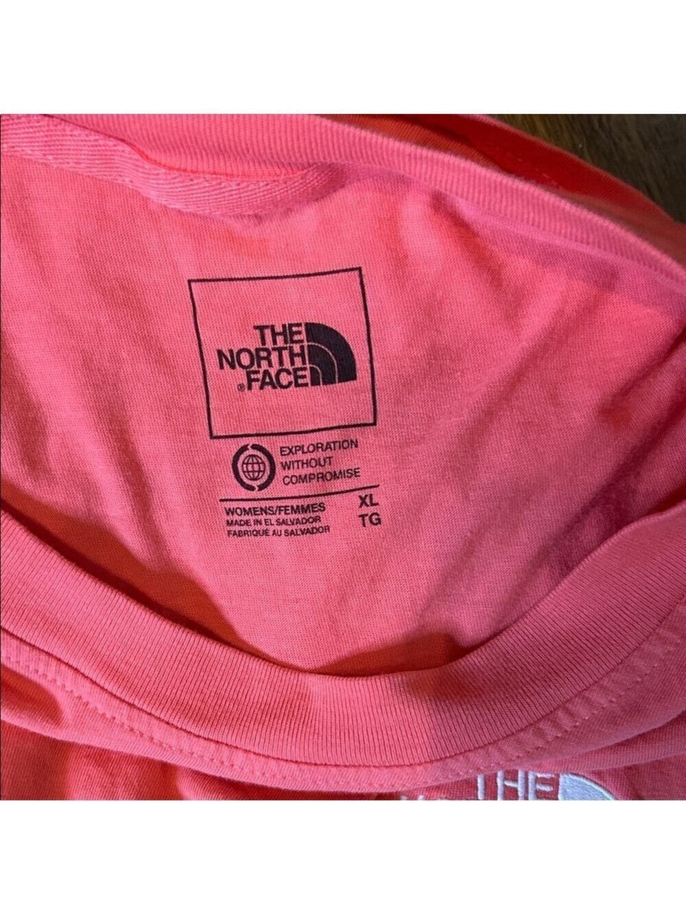 The North Face Women’s Coral Pink Activewear Tee Size Small - Picture 4 of 4